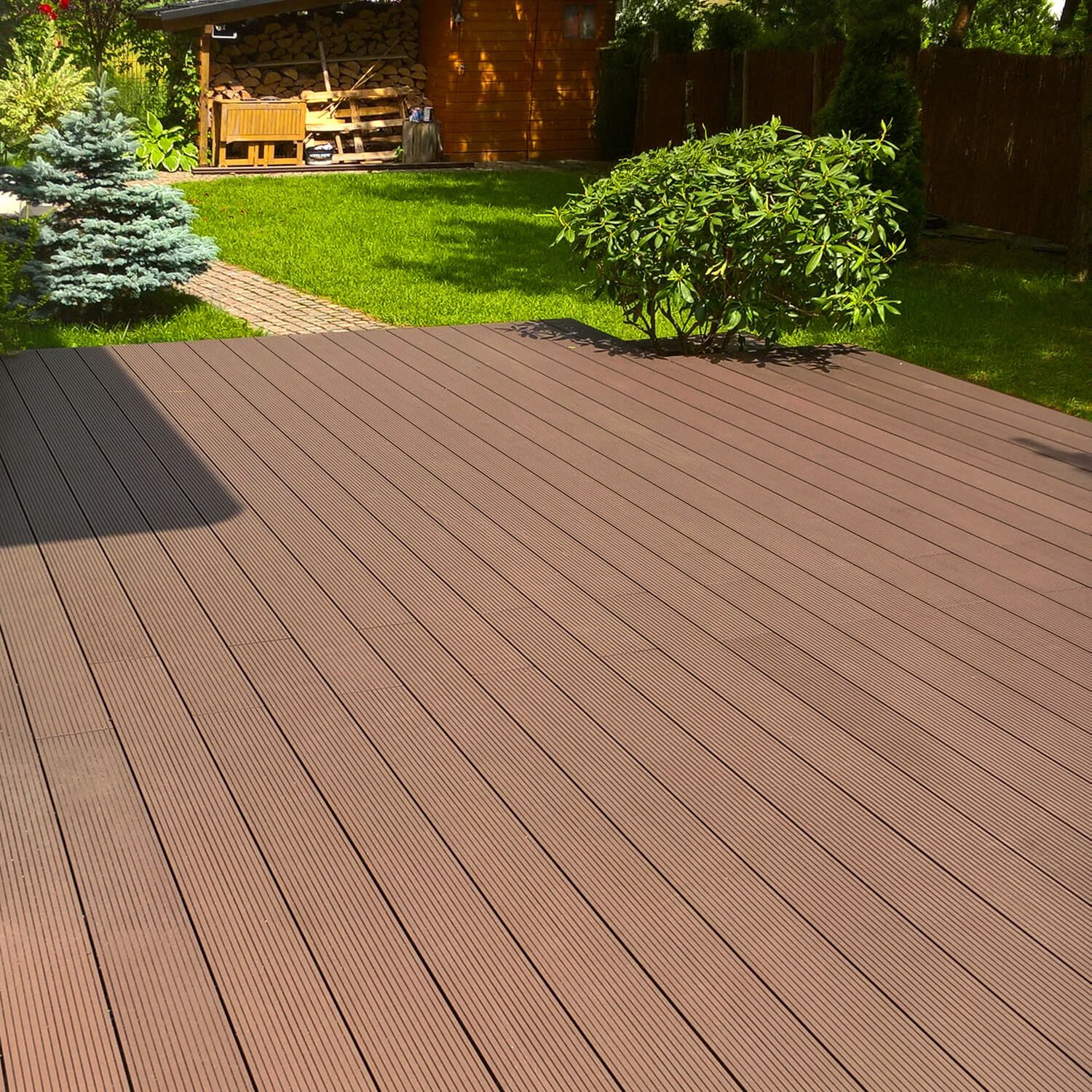 Deska Tarasowa Kompozytowa Standard 15 Brąz – dł. 4 m