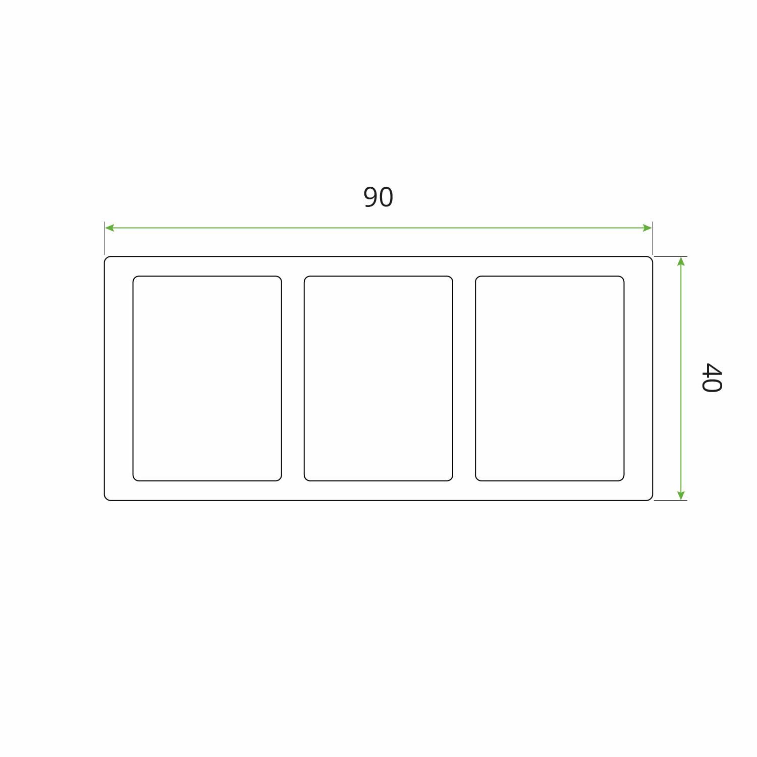 Profil Kompozytowy Dekoracyjny Lamel 9x4 cm Premium Teak – dł. 2,8 m