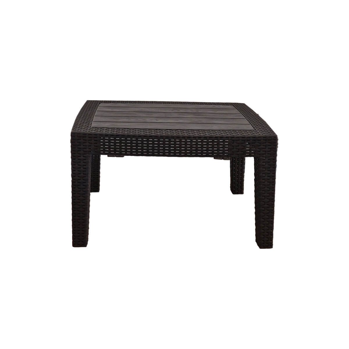 Zestaw Mebli Ogrodowych z technorattanu 5-osobowy Aura Brąz Zestaw Mebli Ogrodowych z technorattanu 5-osobowy Aura Brąz