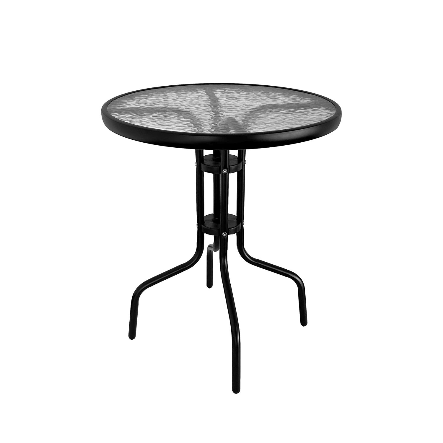 Stolik Ogrodowy Ciemny Szary | śr. 60 cm | dł. 71 cm