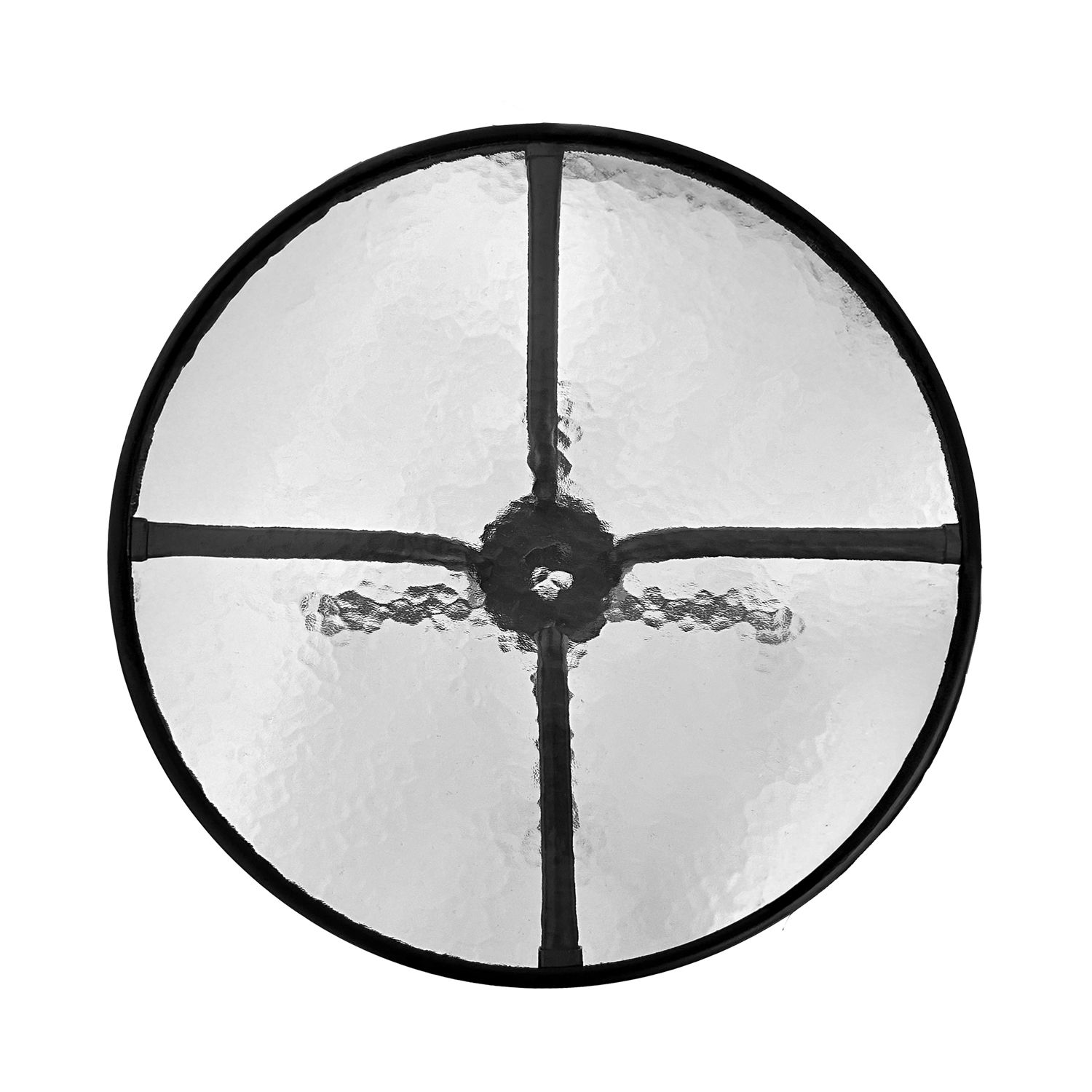 Stolik Ogrodowy Ciemny Szary | śr. 60 cm | dł. 71 cm