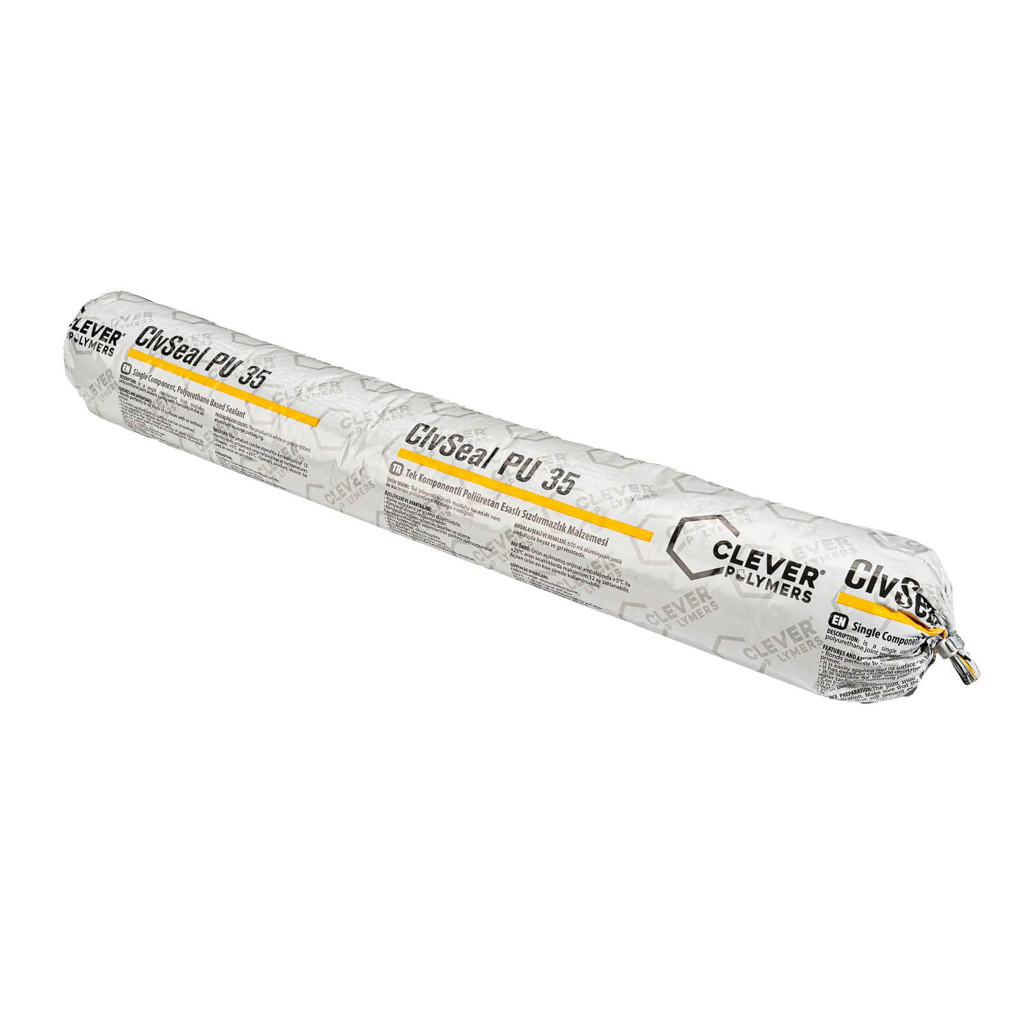 Uszczelniacz Poliuretanowy Jednoskładnikowy CLEVER ClvSeal PU35 – 0,7 kg (600 ml)