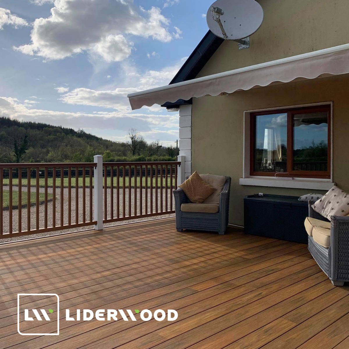 Bezpieczny taras: zalety desek kompozytowych i środki zapewniające bezpieczeństwo