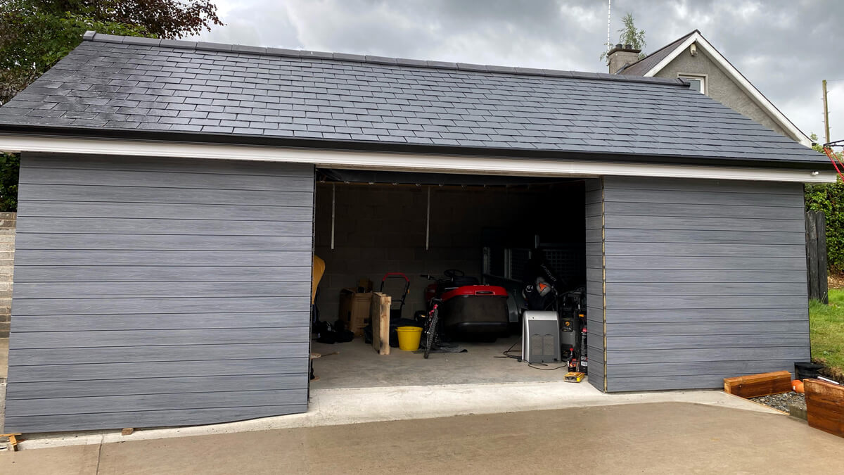 Zabudowa Garażu, Deska elewacyjna Premium Gray