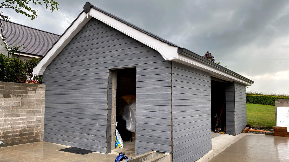 Zabudowa Garażu, Deska elewacyjna Premium Gray