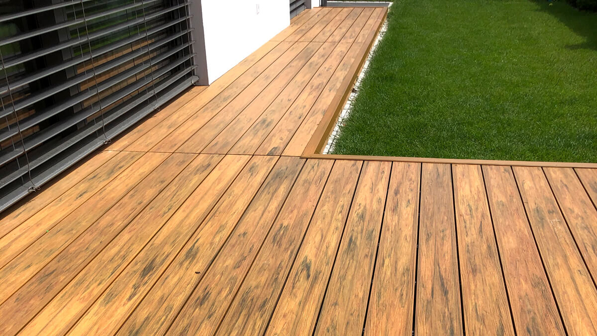 Taras z deski kompozytowej Premium Amber