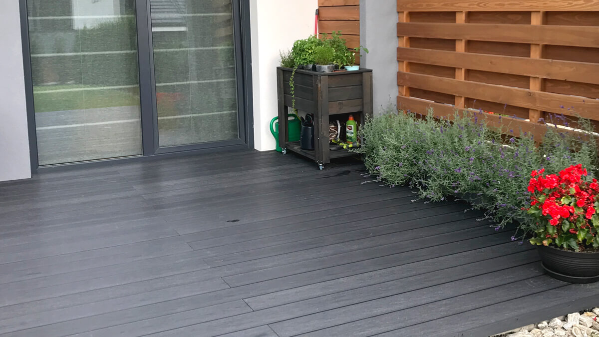 Taras z Deski Premium Antracyt