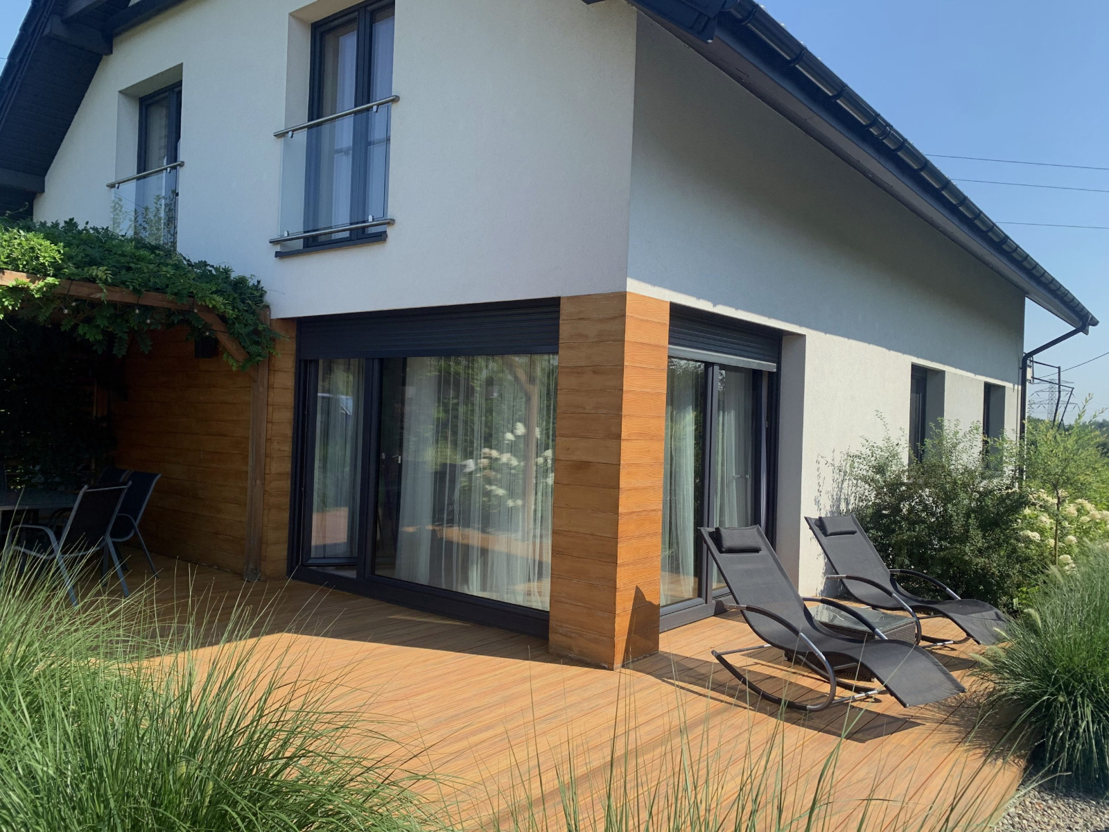 Aranżacja tarasu – deska kompozytowa Amber Premium