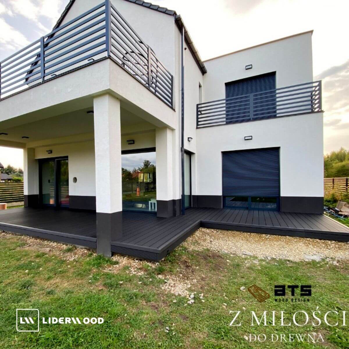 Deska Tarasowa Kompozytowa Standard Antracyt – Idealne Wykończenie Twojego Tarasu