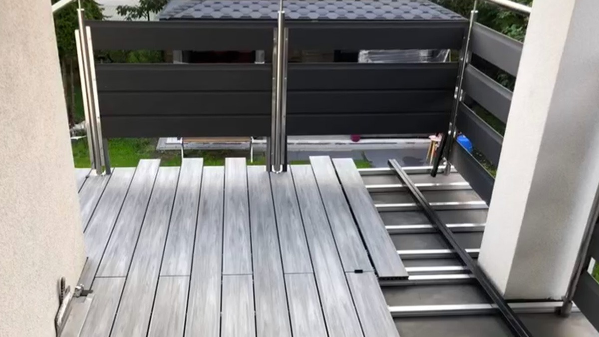 Montaż deski kompozytowej Premium Gray/Antracyt