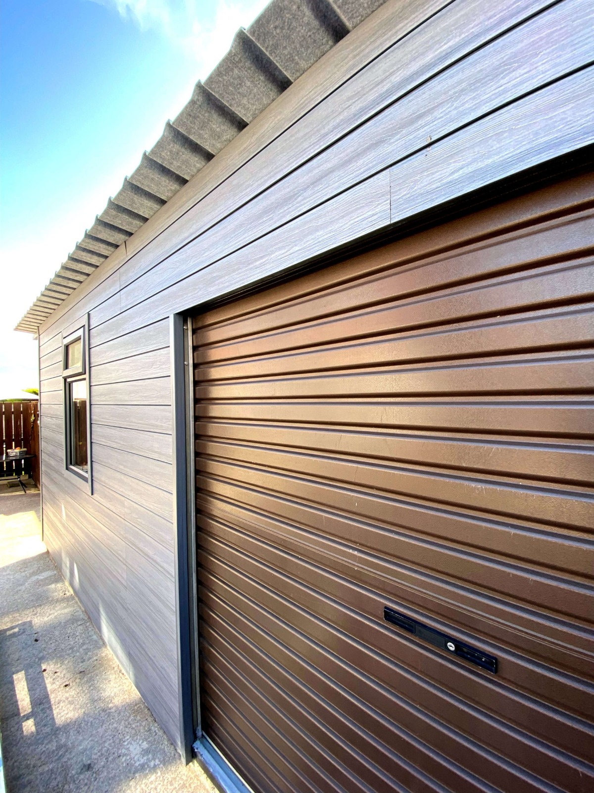 Ogrodowy domek narzędziowy – deska elewacyjna Premium Gray