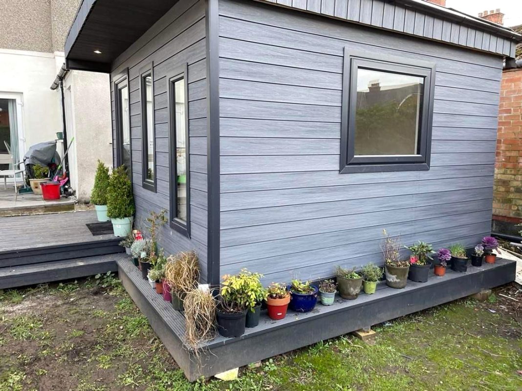 Domek ogrodowy – deska elewacyjna Premium Gray