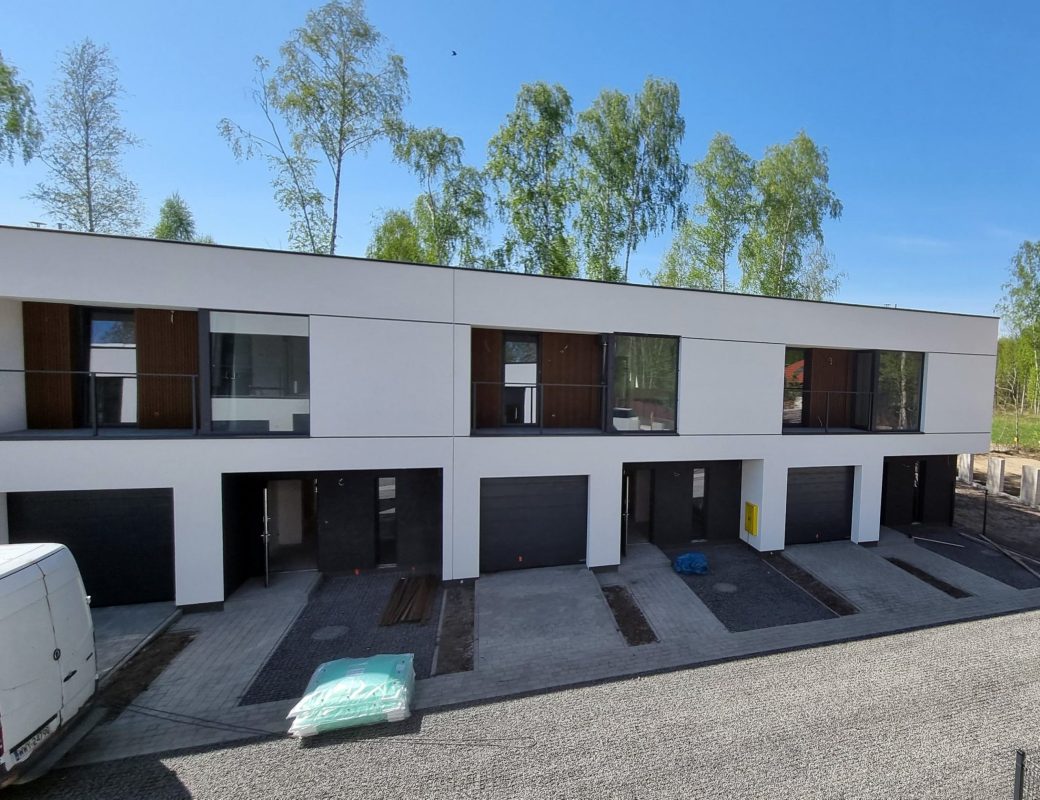 Elewacja budynku – lamele zewnętrzne Premium Teak