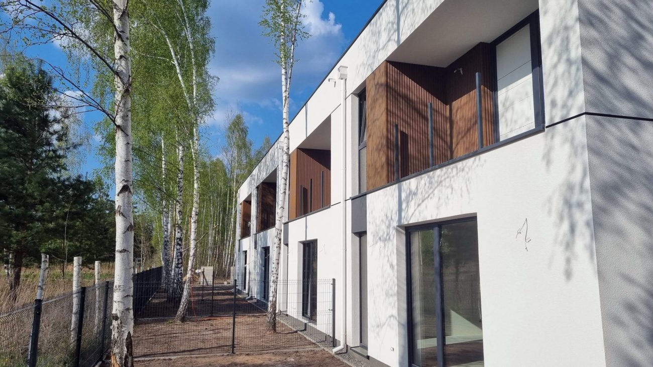 Elewacja budynku – lamele zewnętrzne Premium Teak