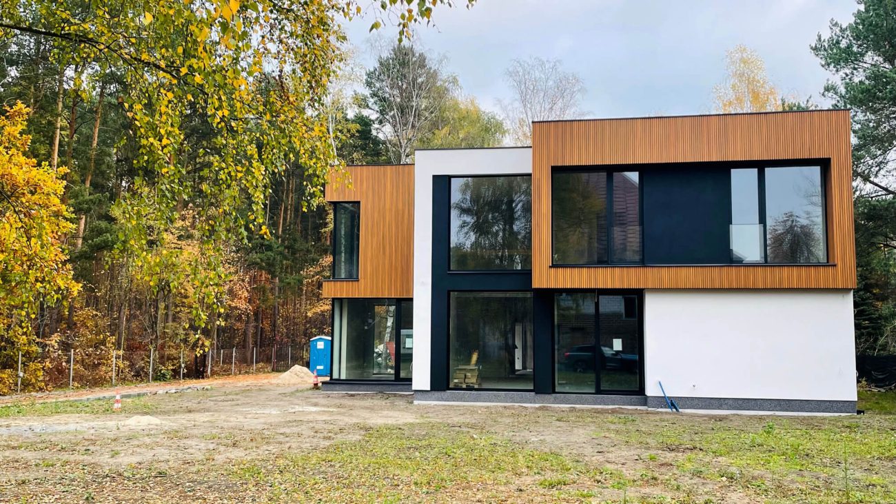 Elewacja lamelowa – lamele elewacyjne 3D Amber Premium