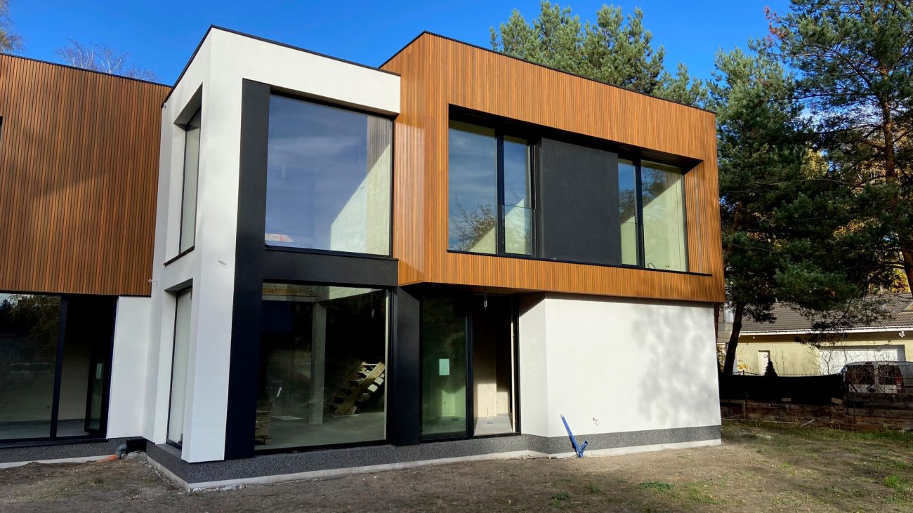 Elewacja lamelowa – lamele elewacyjne 3D Amber Premium