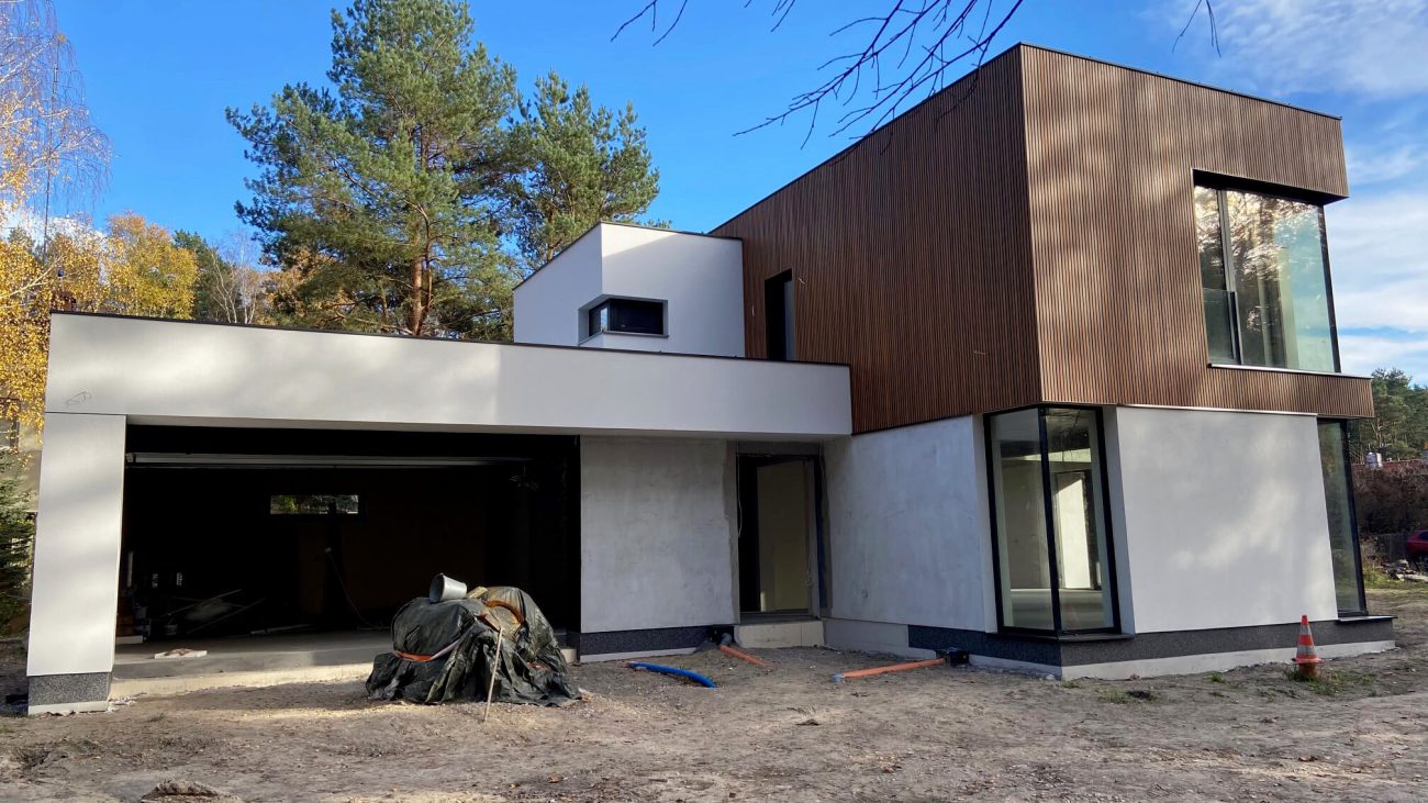 Elewacja lamelowa – lamele elewacyjne 3D Amber Premium