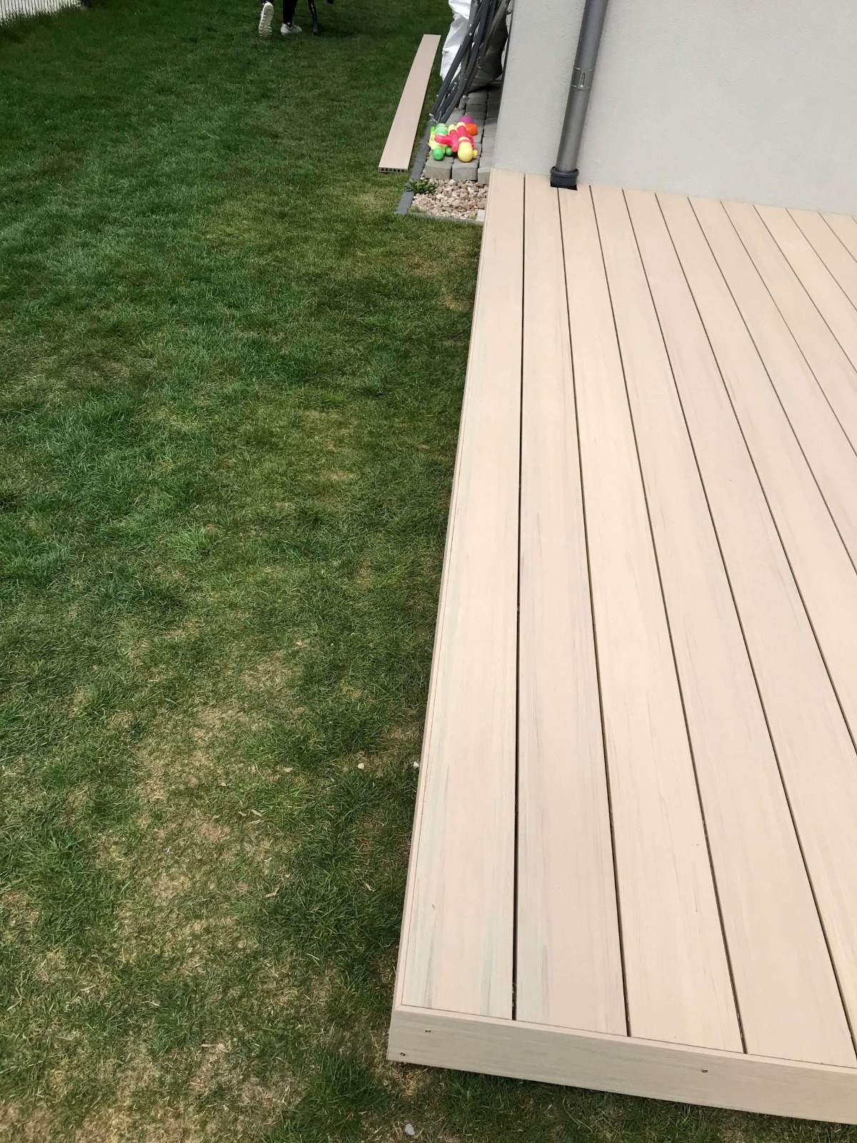 Taras z deski kompozytowej Ecru Premium