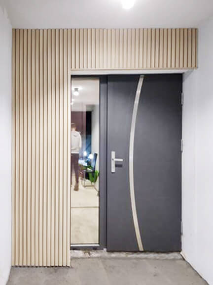 Elewacja lamelowa – lamele elewacyjne Ecru Premium