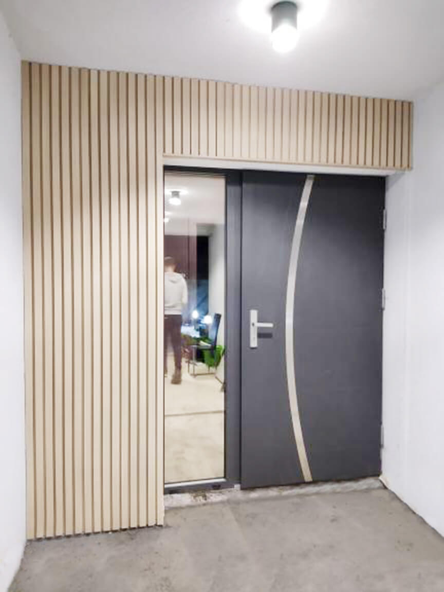 Elewacja lamelowa – lamele elewacyjne Ecru Premium