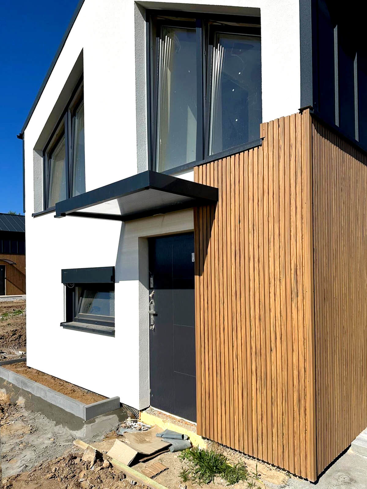 Lamele elewacyjne Premium Dąb Winchester – elewacja lamelowa