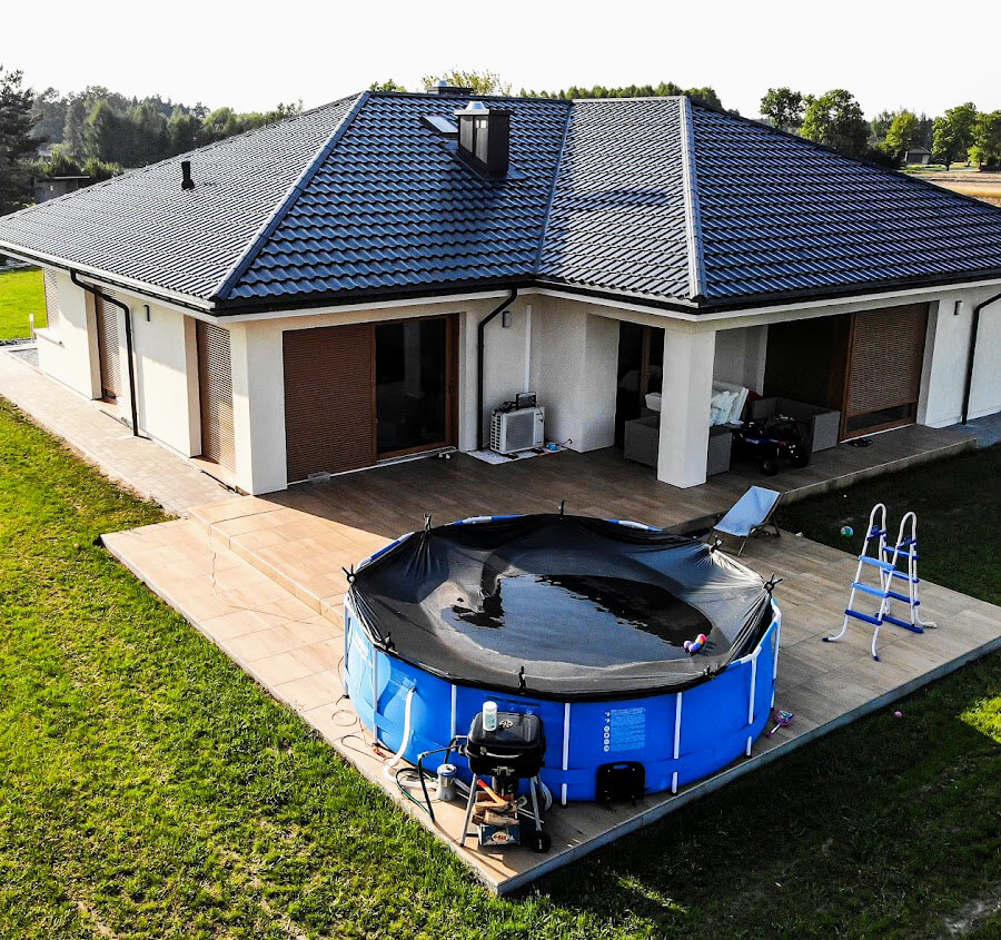 Taras z drewnopodobnej płyty gresowej Forest Ylm