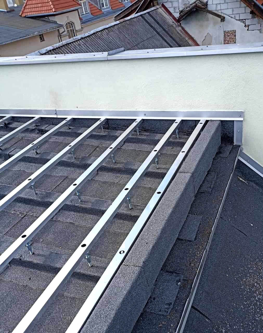 Taras na dachu z deski kompozytowej Premium Gray