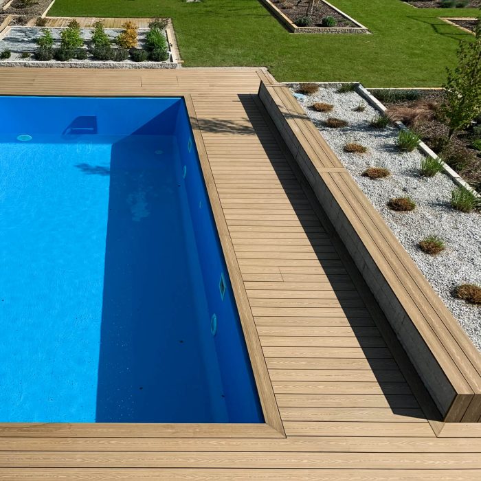 Deska Tarasowa Kompozytowa 3D Miodowy Teak – dł. 3,5 m - obrazek 6
