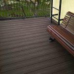 realizacja z deski kompozytowej tarasowej 3d brąz