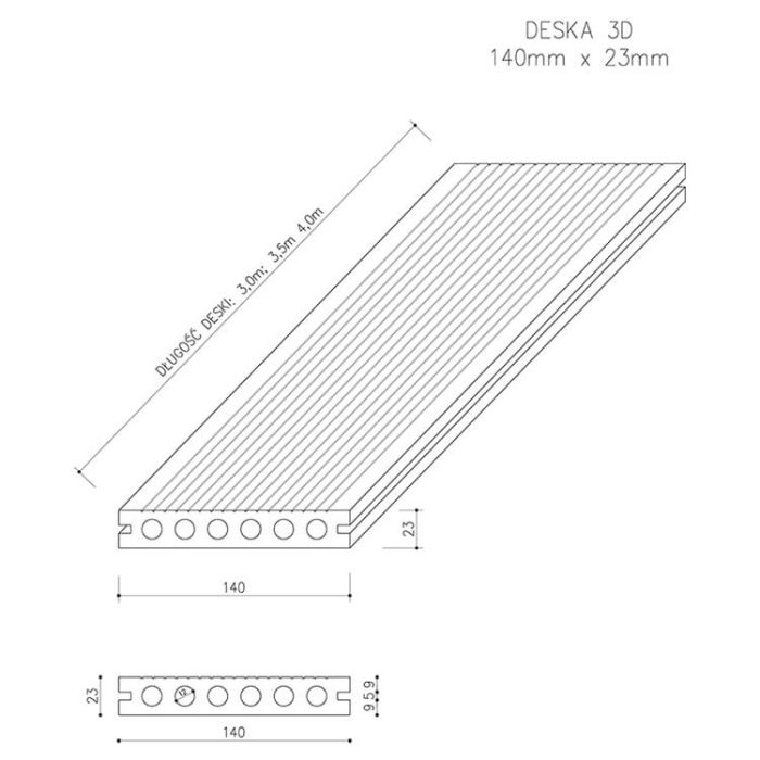 rys tech deska 3D