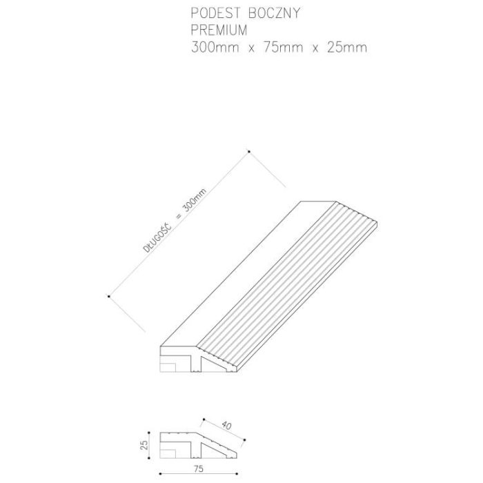 rys tech podest boczny premium