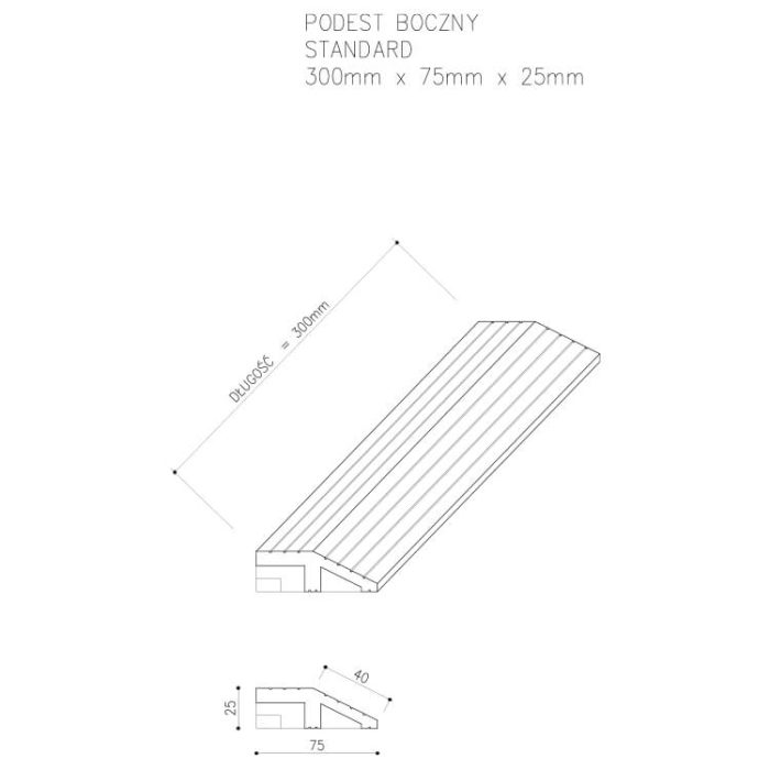 rys tech podest boczny standard