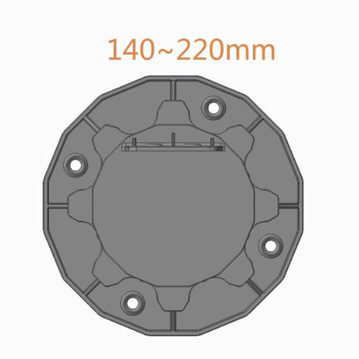 Wspornik tarasowy regulowany pod legary etl 140mm 220mm podstawa