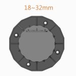 Wspornik tarasowy regulowany pod legary etl 18mm 32mm podstawa