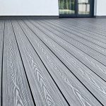 realizacja z deski kompozytowej tarasowej 3d szary