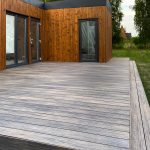 realizacja tarasu z deski kompozytowej premium antique