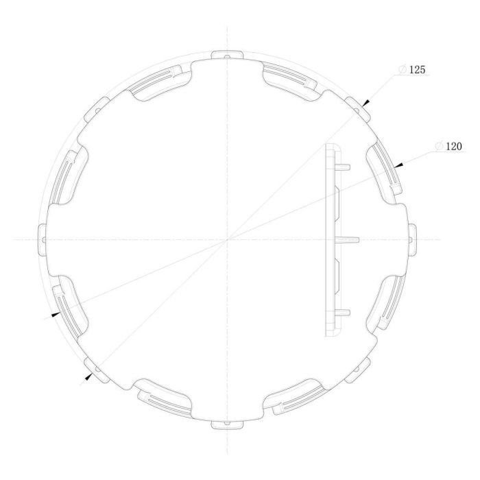 wspornik pod legar etl 10-15mm