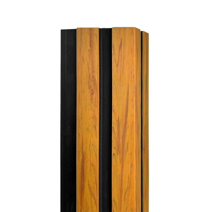 Deska Kompozytowa Narożna Lamelowa DUO Orange Teak Czarny
