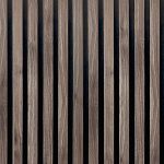 Lamele ścienne akustyczne na filcu Dąb Rustykalny 2,1 x 30,5 cm – dł. 2,7 m