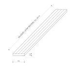 Listwa Kompozytowa Maskująca Standard/3D Brąz - dł. 2,4 m - obrazek 6