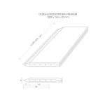 Deska Ogrodzeniowa Premium Antracyt 162 x 20 mm – dł. 1 m - obrazek 7