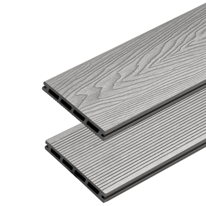 Deska Tarasowa Kompozytowa 3D Classic Ciepły Szary – dł. 1 m - obrazek 1