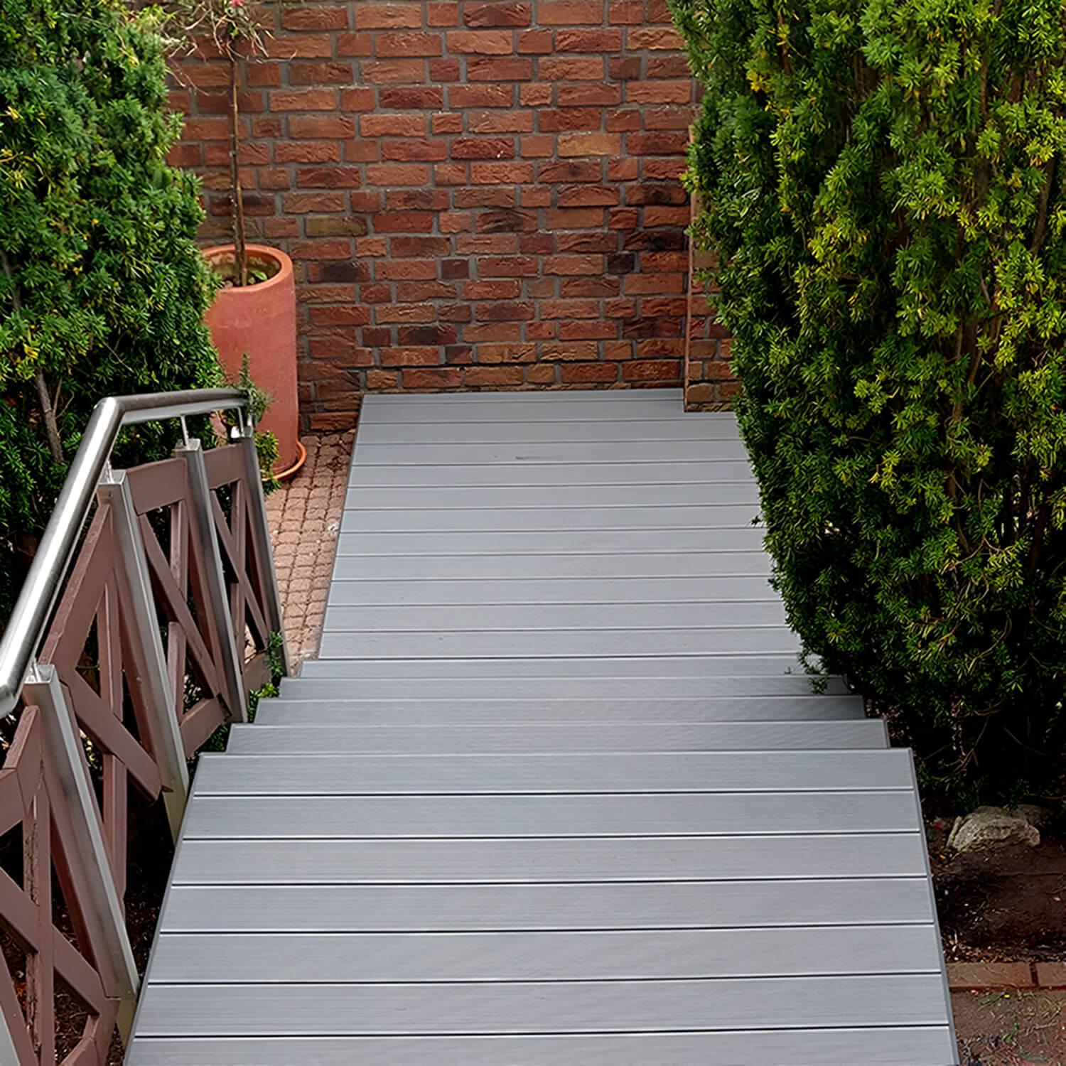 3d composite staircase in Gray