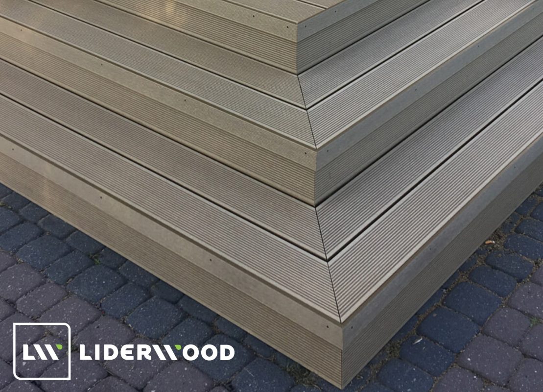 schody miodowy teak jak ciac deske taraswowa