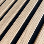 Lamele ścienne akustyczne na filcu Dąb Jasny 2,1 x 30,5 cm – dł. 2,7 m - obrazek 4