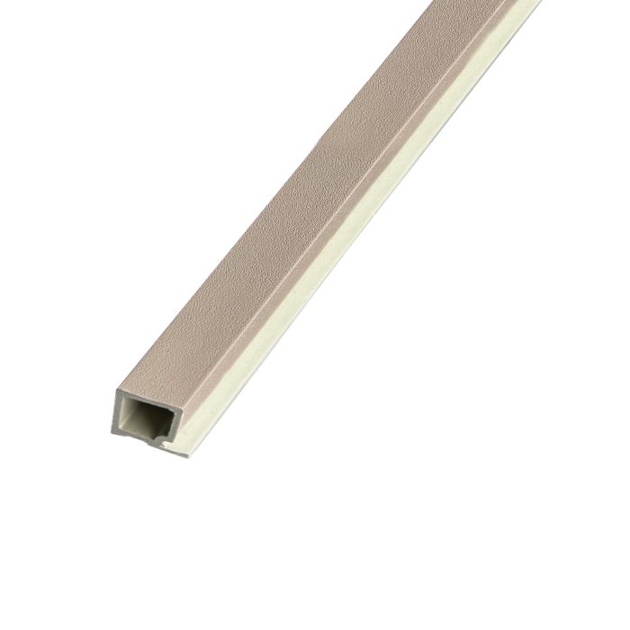Listwa Lamelowa Startowa Coffee Brokat 2,4 x 2,4 cm – dł. 2,7 m - obrazek 1