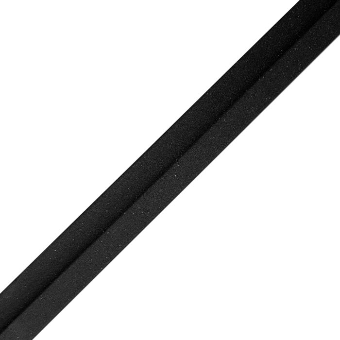 Listwa Lamelowa Zakończeniowa Czarny Brokat 2,4 x 4,3 cm – dł. 2,7 m - obrazek 2