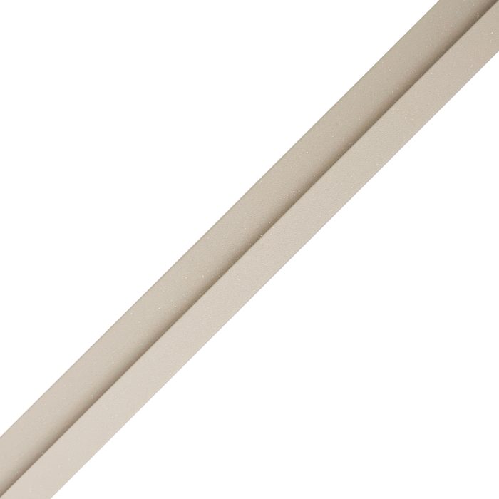 Listwa Lamelowa Zakończeniowa Ecru Brokat 2,4 x 4,3 cm – dł. 2,7 m - obrazek 2