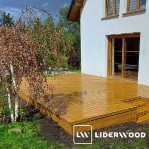 duzy taras ze schodkami premium amber