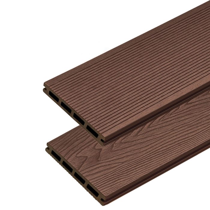 Deska Tarasowa Kompozytowa 3D Classic Ciemny Brąz – dł. 2,2 m - obrazek 3